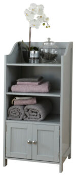 GFW Colonial 2 Door Deluxe Cupboard in grey-0