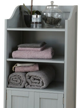 GFW Colonial 2 Door Deluxe Cupboard in grey-0
