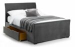 Julian Bowen Capri Fabric Bed with 2 Drawers-25381