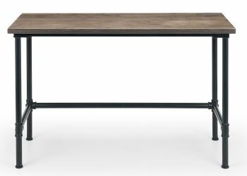 Julian Bowen Carnegie Pipe Desk -0