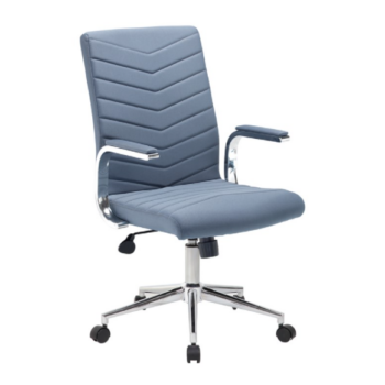 Dams Martinez High Back Managers Chair - Grey Fabric -0