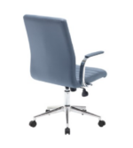 Dams Martinez High Back Managers Chair - Grey Fabric -25145