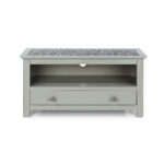 Core Perth 1 drawer TV unit stone grey-24543