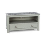 Core Perth 1 drawer TV unit stone grey-0