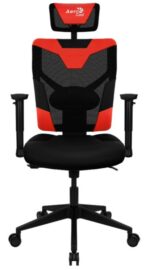 Aerocool Guardian Mesh Back Gaming Chair in Champion Red-25320