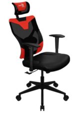 Aerocool Guardian Mesh Back Gaming Chair in Champion Red-25323