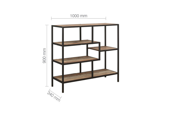 Birlea Urban wide shelving unit-24708