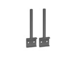 Dams Universal fabric screen return desk brackets (pair)-0