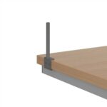 Dams Universal fabric screen return desk brackets (pair)-26608