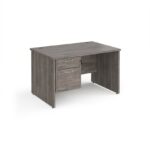 DAMS Maestro 25 straight desk with 2 drawer pedestal-26517