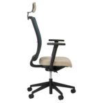 DAMS Facile mesh back operator chair with headrest - made to order-27733