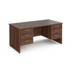 DAMS Maestro 25 straight desk with two x 3 drawer pedestals-26535