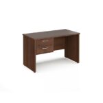 DAMS Maestro 25 straight desk with 2 drawer pedestal-26502