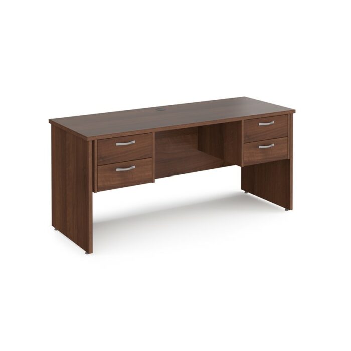 DAMS Maestro 25 straight desk with two x 2 drawer pedestals-26508