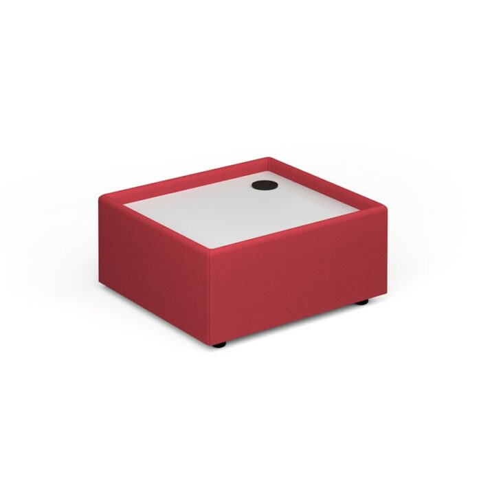 DAMS Alto modular reception seating wooden table with Ion power module-27372