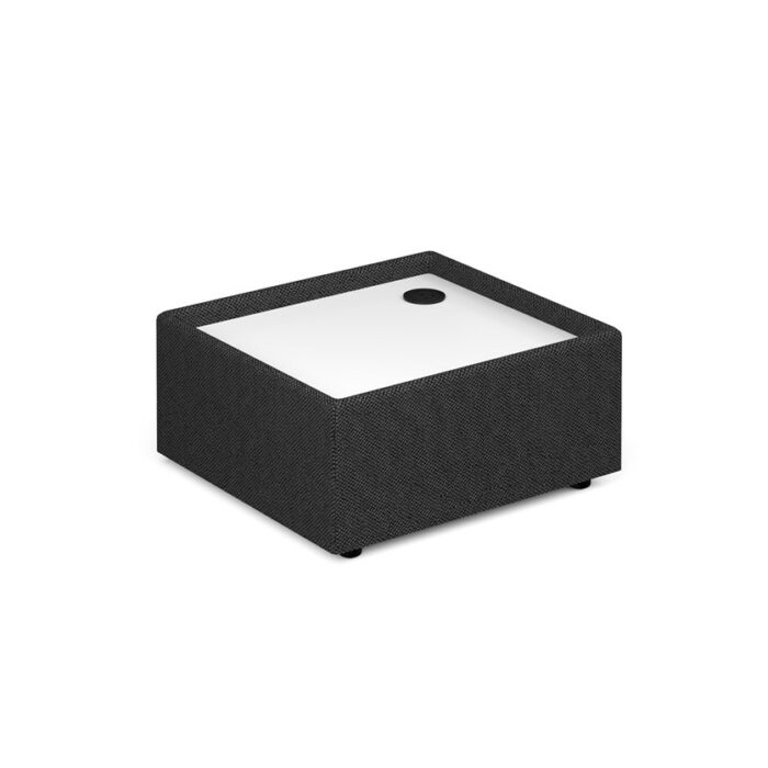 DAMS Alto modular reception seating wooden table with Ion power module-27373