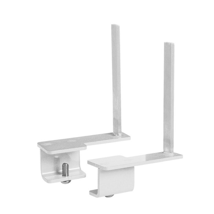 DAMS Aluminium framed screen brackets (pair) to fit on back of desk-27073