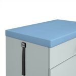 DAMS Steel caddy upholstered 50mm seat pad kit with magnetic strips-26982