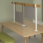 DAMS Saxon worktable adjustable hanging screen for high tool rail - made to order-27475