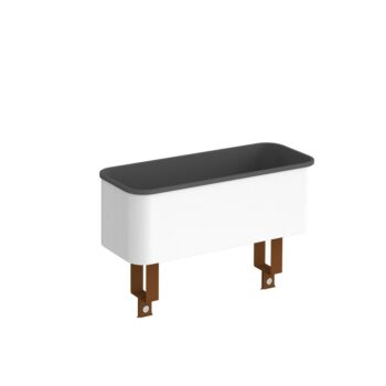 DAMS Worktable planter box - white-0