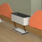 DAMS Worktable planter box - white-27467