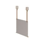 DAMS Saxon worktable adjustable hanging screen for high tool rail - made to order-0