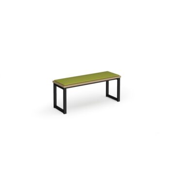 DAMS Otto benching solution low bench 1050mm wide with upholstered seat pad-0