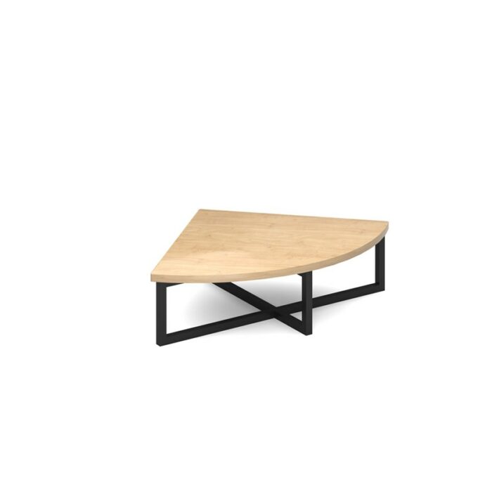 DAMS Nera corner unit table 700mm x 700mm with black frame-0