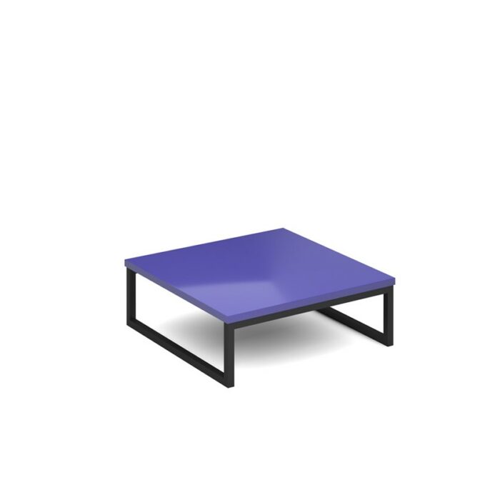 DAMS Nera square coffee table 700mm x 700mm with black frame-27361
