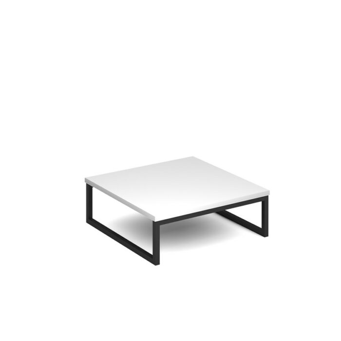 DAMS Nera square coffee table 700mm x 700mm with black frame-27359