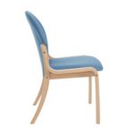 DAMS Tamar wooden frame conference chair with no arms - made to order-27817