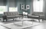 julian bowen Scala White Marble Top Square Coffee Table-26124