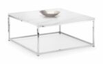 julian bowen Scala White Marble Top Square Coffee Table-0