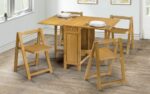 Julian Bowen Savoy Dining Set - Light Oak Finish-26006
