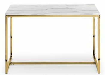 Julian Bowen Scala Gold Dining Table-0