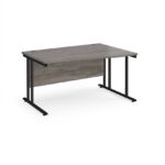 DAMS Maestro 25 Cantilever Leg Wave Desk 800mm Deep - Right Hand-26300