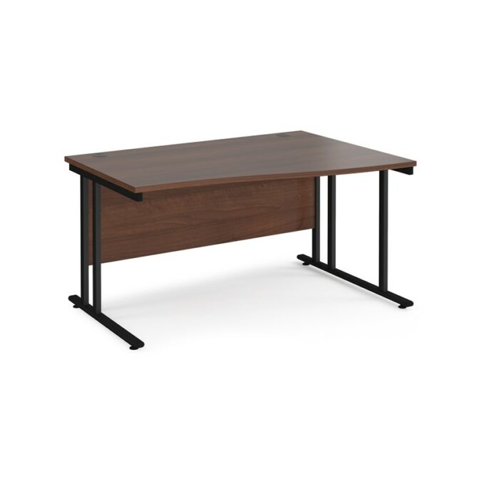 DAMS Maestro 25 Cantilever Leg Wave Desk 800mm Deep - Right Hand-26296