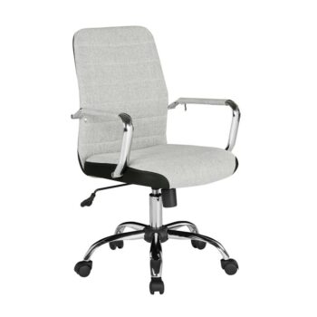 DAMS Tempo high back fabric operators chair with mesh trim - grey-0