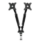 DAMS Triton gas lift space-saving double monitor arm-0
