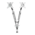 DAMS Triton gas lift space-saving double monitor arm-27289