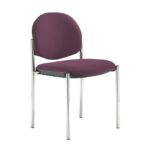 DAMS Coda multi purpose stackable conference chair with no arms-27766