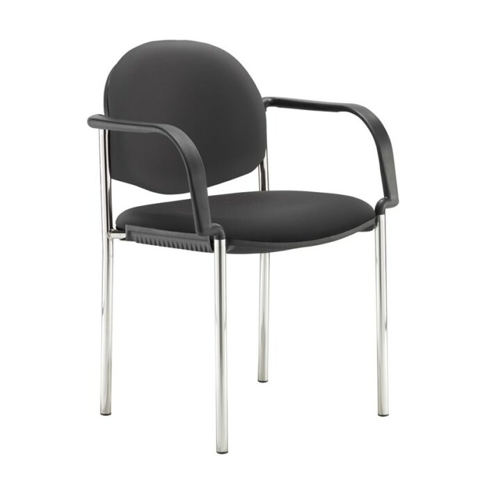 DAMS Coda multi purpose stackable conference chair with fixed arms-27796