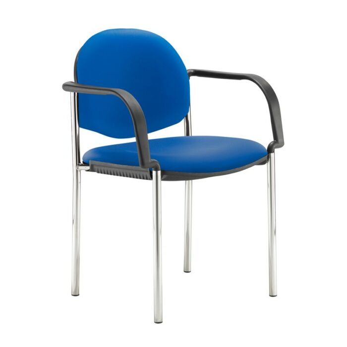DAMS Coda multi purpose stackable conference chair with fixed arms-27794