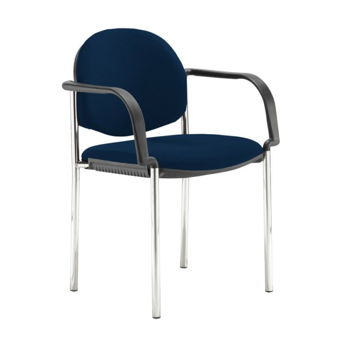 DAMS Coda multi purpose stackable conference chair with fixed arms-27797