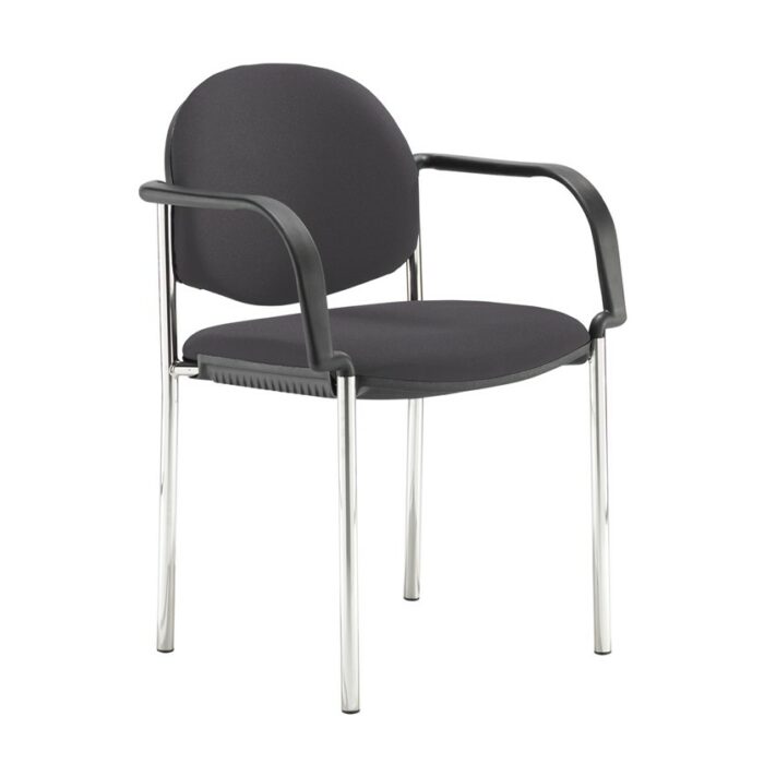 DAMS Coda multi purpose stackable conference chair with fixed arms-27799