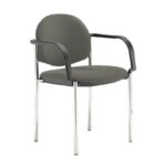 DAMS Coda multi purpose stackable conference chair with fixed arms-27802