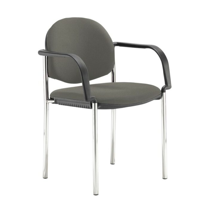 DAMS Coda multi purpose stackable conference chair with fixed arms-27802