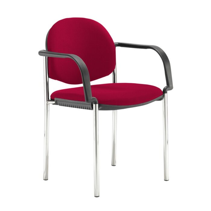 DAMS Coda multi purpose stackable conference chair with fixed arms-27808