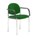 DAMS Coda multi purpose stackable conference chair with fixed arms-27805