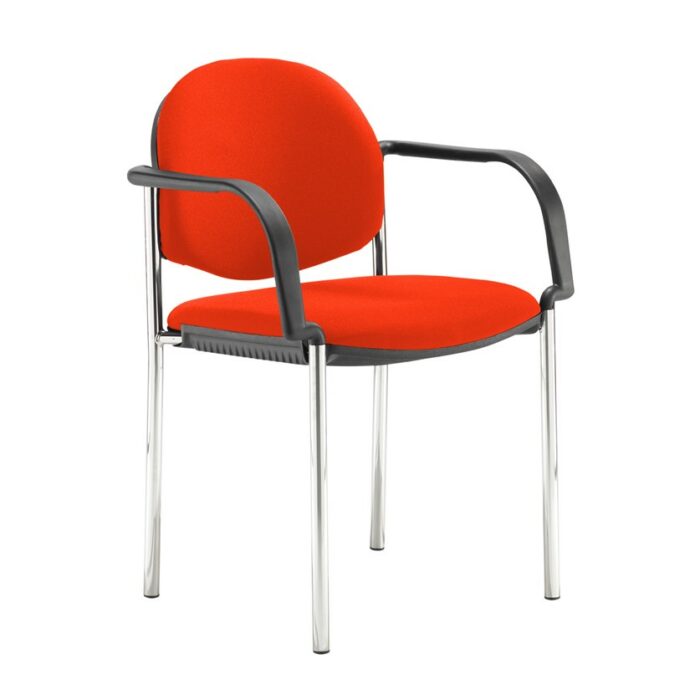 DAMS Coda multi purpose stackable conference chair with fixed arms-27804